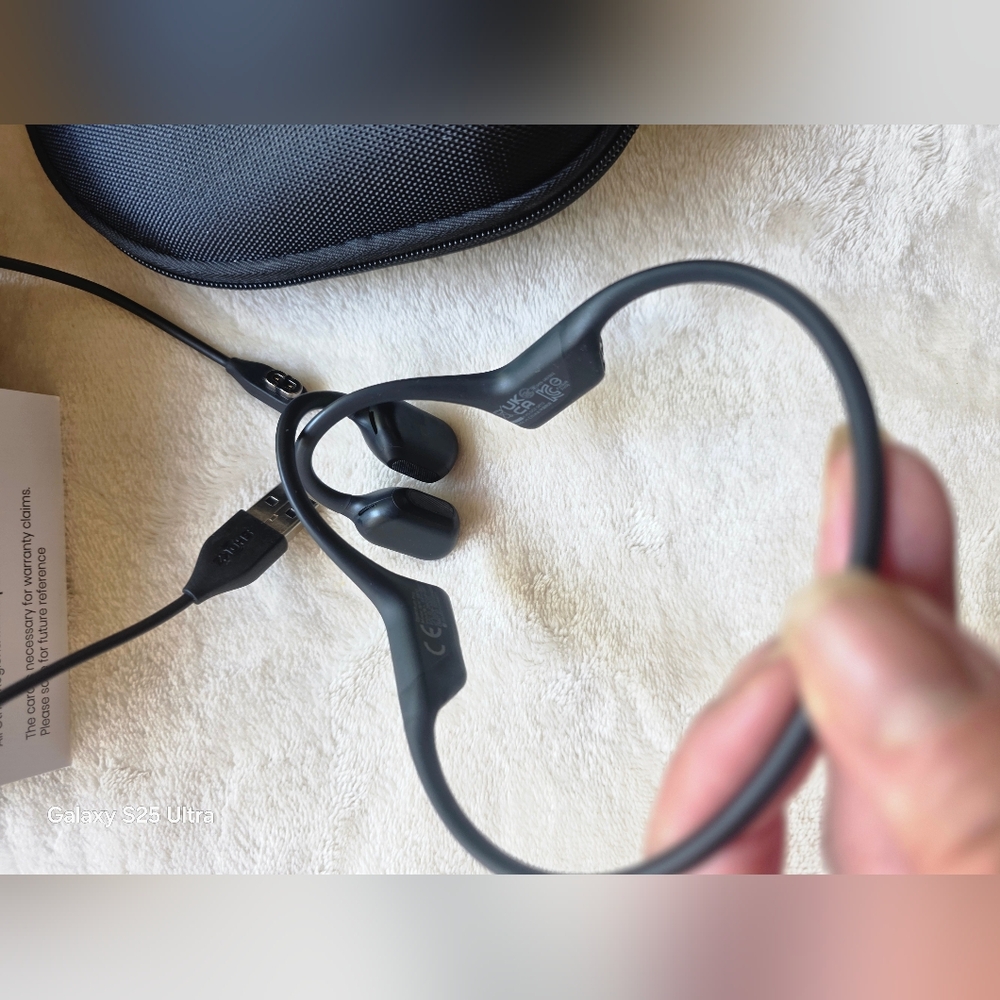 SHOKZ SPORT  Headphones LIKE NEW OpenRun Pro Black s810 - Picture 3 of 14